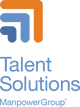 ManpowerGroup Talent Solutions Web Stacked Logo for Black Background